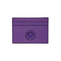 Purple La Medusa Card Holder 222404F037010