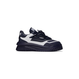 Navy   White Odissea Sneakers 241404M237019