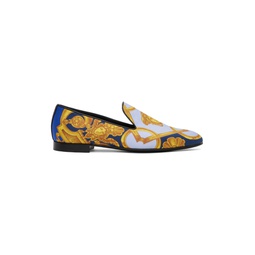 Blue   Gold Barocco 660 Slippers 231404M231006