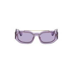 Purple Medusa Biggie Sunglasses 241404F005088