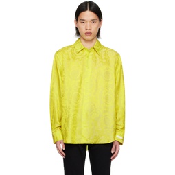 Yellow Barocco Shirt 241404M192002