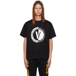 Black V Emblem T Shirt 232202M213011
