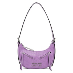 Purple Zip Shoulder Bag 232202F048098