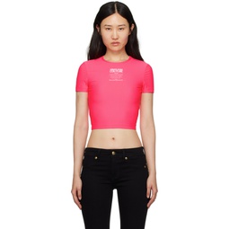 Pink Print T Shirt 241202F110018