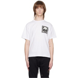 White V Emblem T Shirt 231202M213050