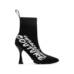 Black Flair Logo Ankle Boots 222202F113006