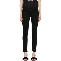 Black Slim Fit Jeans 222202F069002