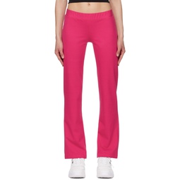 Pink Crystal Cut Lounge Pants 241202F086002