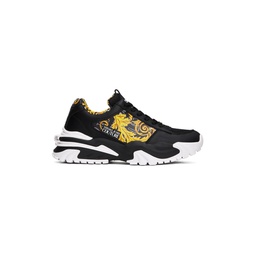 Black   Gold Trail Trek Sneakers 231202M237059