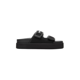 Black Logo Sandals 221202M234000