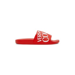 Red Logo Sandals 221202F124023