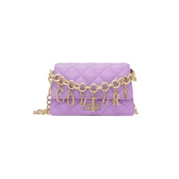 Purple Charms Couture Shoulder Bag 222202F048012