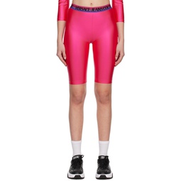 Pink Shiny Bike Shorts 231202F088006