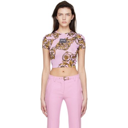 Pink Regalia Baroque T Shirt 221202F110031