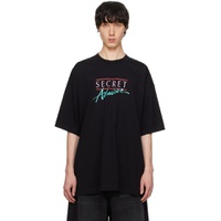 Black Secret Admirer T Shirt 241669M213031