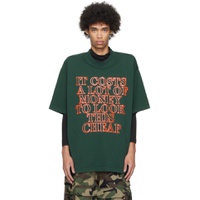 Green Very Expensive T Shirt 241669M213042
