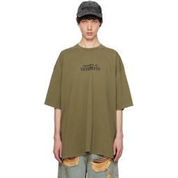 Green Property Of Vetements T Shirt 241669M213027