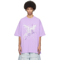 Purple Flying Unicorn T Shirt 241669M213039