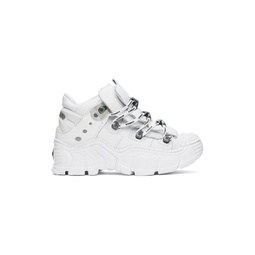 White New Rock Edition Race Sneakers 241669F128007