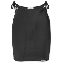 VETEMENTS Deconstructed Bikini Skirt Black