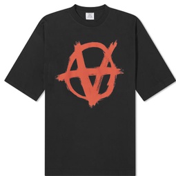 VETEMENTS Double Anarchy T-Shirt Black & Red