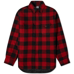 VETEMENTS Flannel Shirt Jacket Red & Black Check