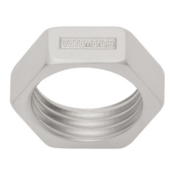 Silver Thin Nut Ring 241669M147001