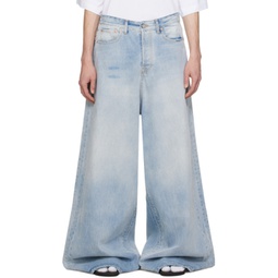 Blue Big Shape Jeans 241669M186000