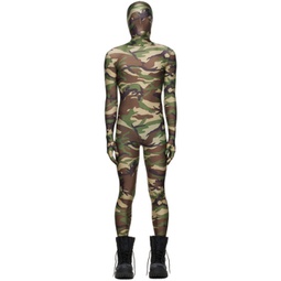 Khaki Camouflage Jumpsuit 222669M190001