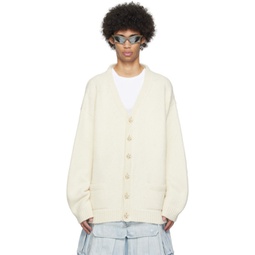 Off-White Fancy Button Cardigan 241669M200001