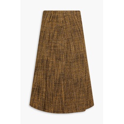 Boucle-tweed skirt