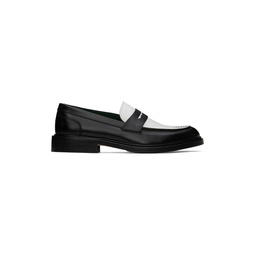 Black   White Townee Two Tone Loafers 241961M231004