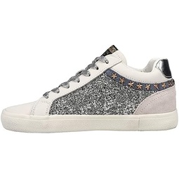 VINTAGE HAVANA Womens Bounce Glitter Sneakers Shoes Casual - Pink, Silver, White