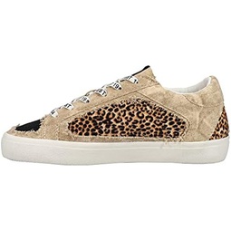 VINTAGE HAVANA Womens Wow 1 Leopard Lace Up Sneakers Shoes Casual - Brown
