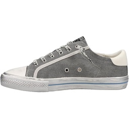 VINTAGE HAVANA Womens Alive 3 Glitter Lace Up Sneakers Shoes Casual - Grey