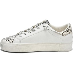 VINTAGE HAVANA Womens Forever Cheetah Platform Sneakers Shoes Casual - Off White