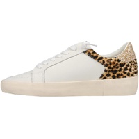 VINTAGE HAVANA Womens Norah Leopard Slip On Sneakers Shoes Casual - White