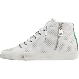 VINTAGE HAVANA Womens Gadol Studded High Sneakers Shoes Casual - Green, Grey, Silver, White - Size 5.5 M