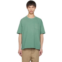 Green Jumbo T Shirt 231487M213007