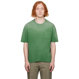 Green Jumbo Crash T Shirt 232487M213017