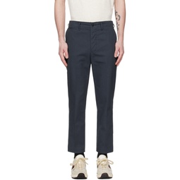 Navy Tapered Trousers 231487M191017