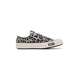 Gray Skagway Leopard Lo Sneakers 231487M237000