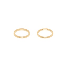 Gold Isotope Ring Set 241178M147011