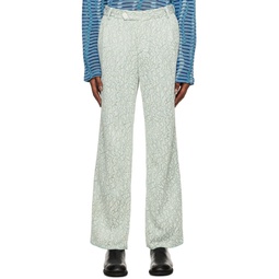 SSENSE Exclusive Blue Trousers 231021M191011