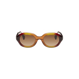 Orange   Red Zephyr Sunglasses 241314M134030