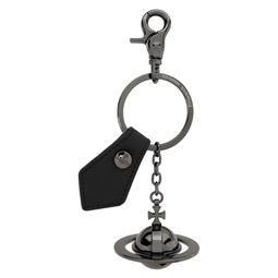 Black   Gunmetal 3D Orb Keychain 241314M148013