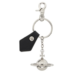 Silver   Black 3D Orb Keychain 241314F025003