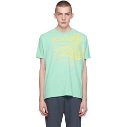 Green Summer Classic T Shirt 241314M213045