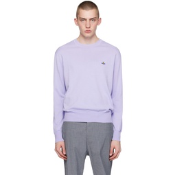Purple Alex Sweater 241314M201011
