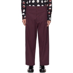 Red   Navy Alien Trousers 241314M191000